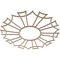 Ekena Millwork Augustus Wood Fretwork Pierced Ceiling Medallion, Birch, 34"OD x 12"ID x 1/4"T CMWP34X34X0250AUBI - alternate 3
